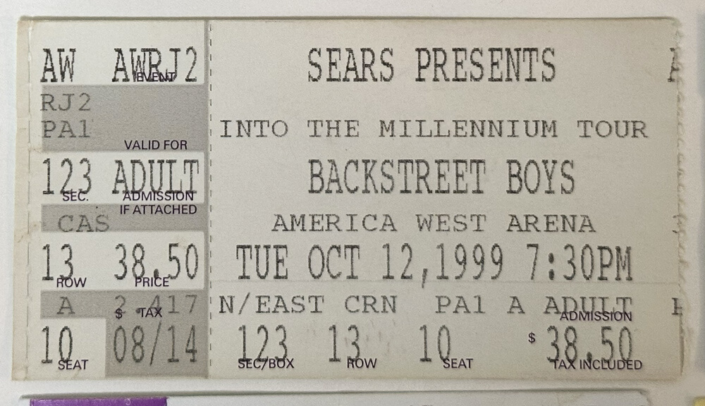 ticket stub
