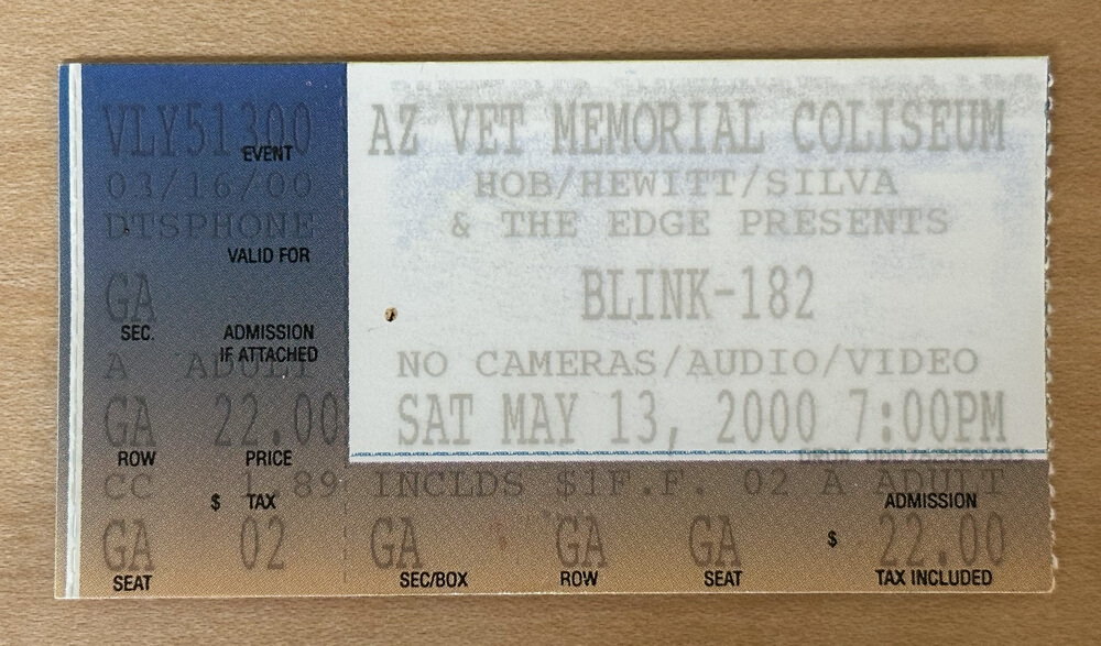 ticket stub
