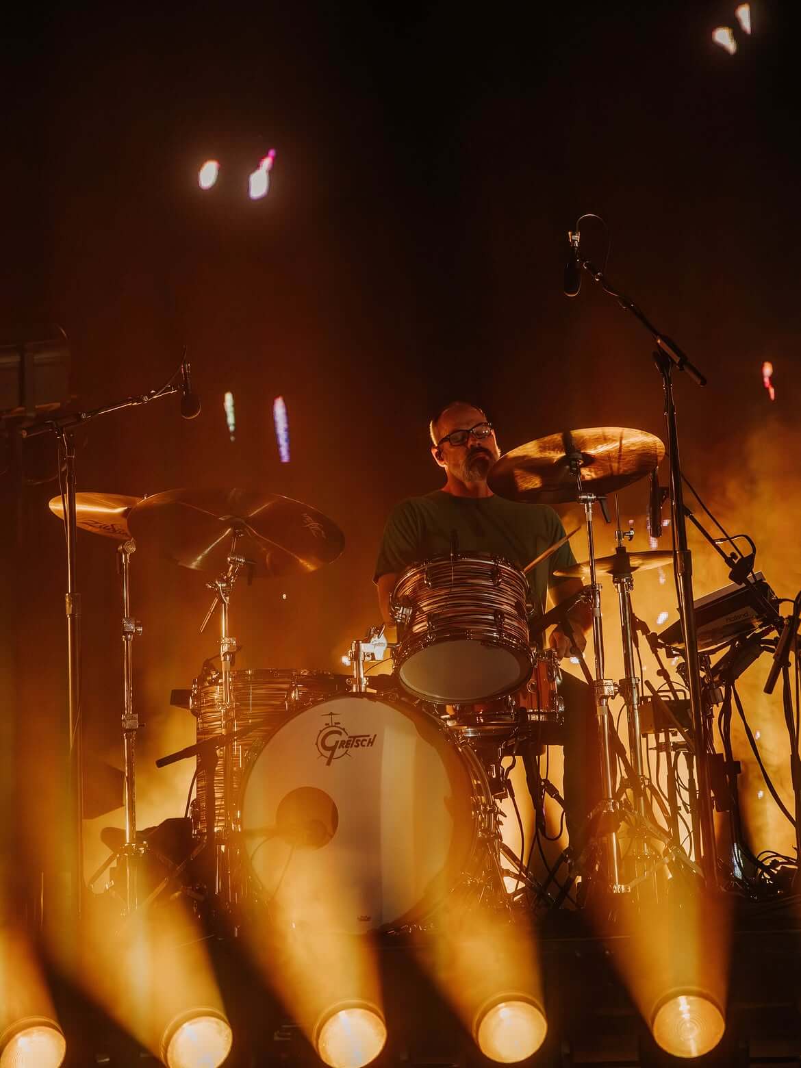 Jason McGerr on drums