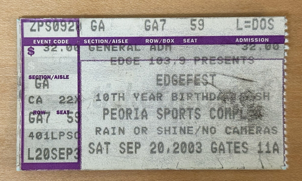 ticket stub