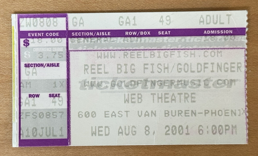 ticket stub