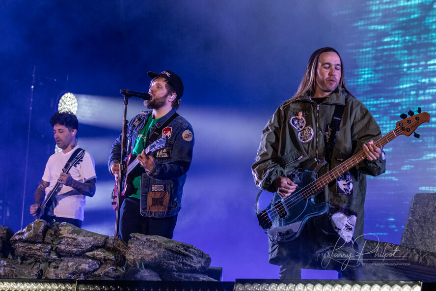 Joe, Patrick, and Pete of Fall Out Boy