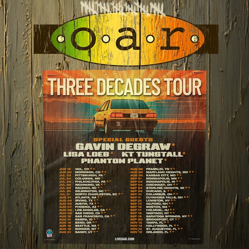 tour schedule