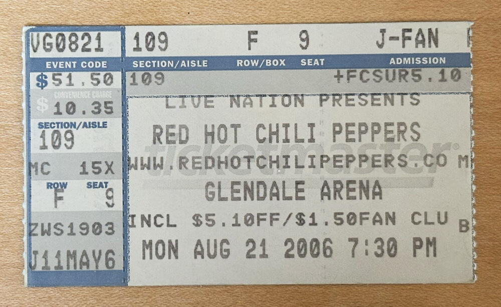 ticket stub