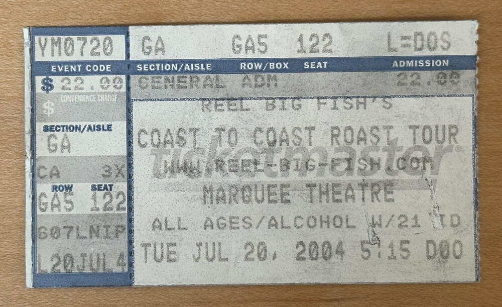 ticket stub