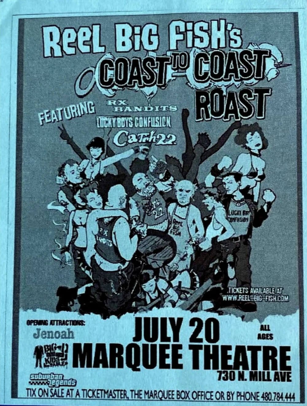 Coast to Coast Roast Tour flyer