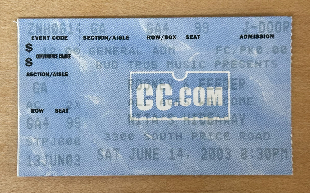 ticket stub
