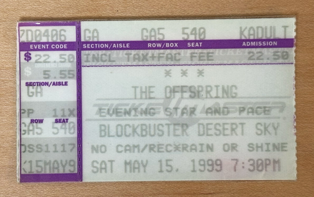 ticket stub