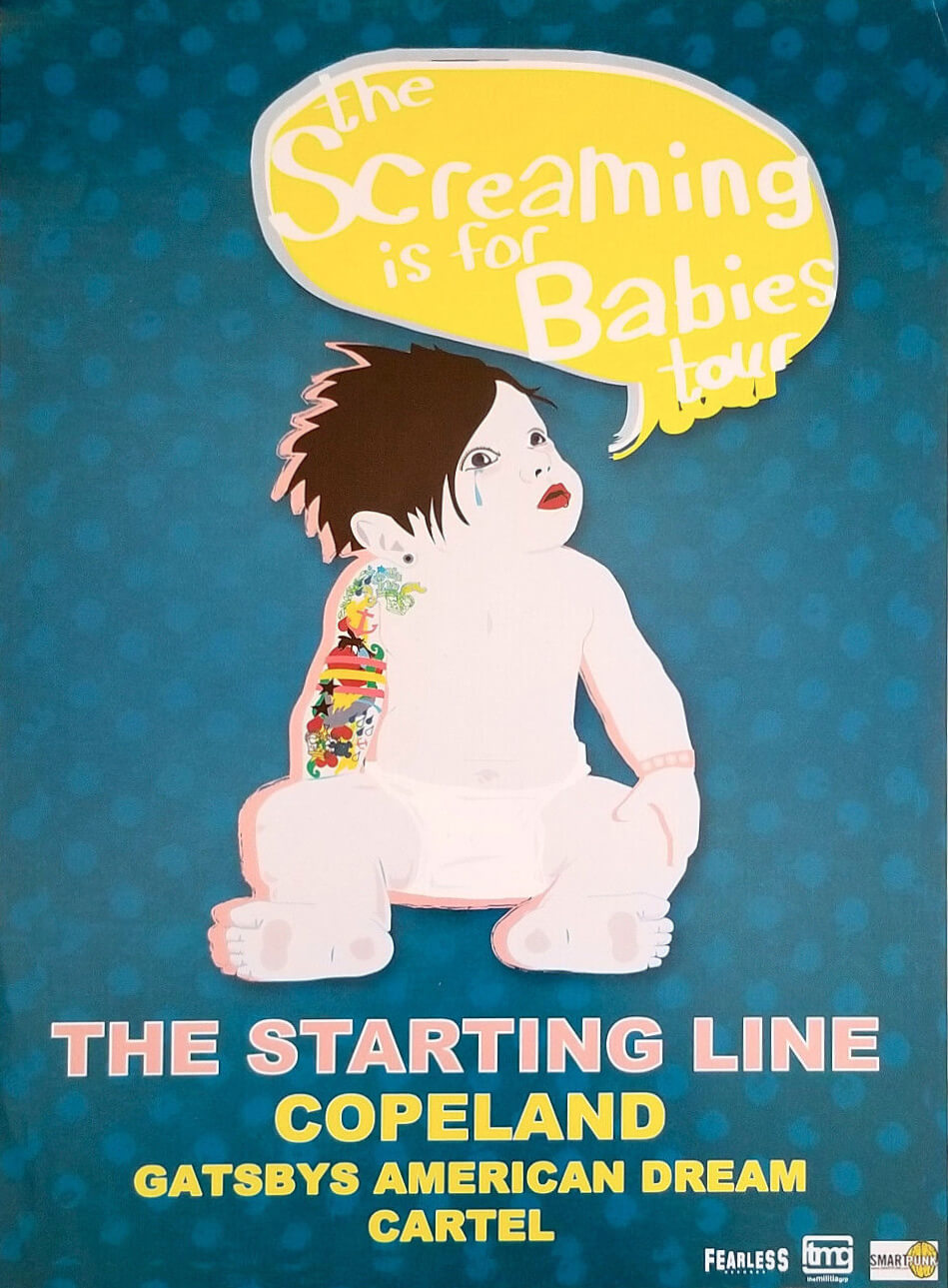 Screaming is for Babies tour poster