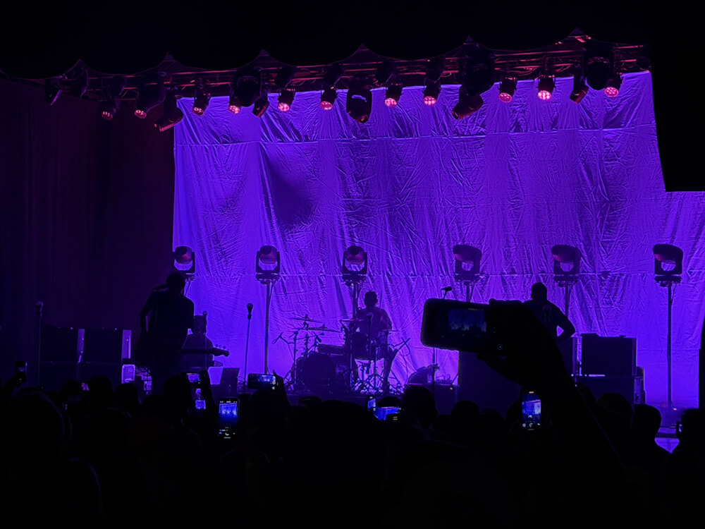 backlight purple stage