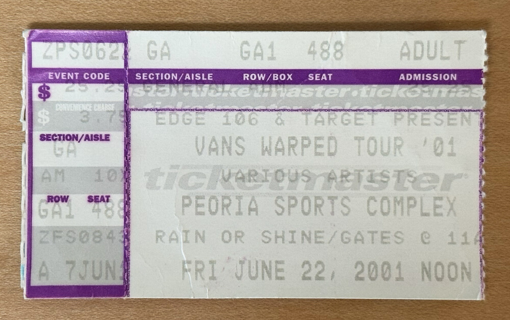 ticket stub