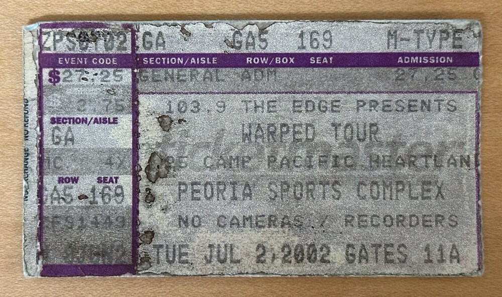 ticket stub