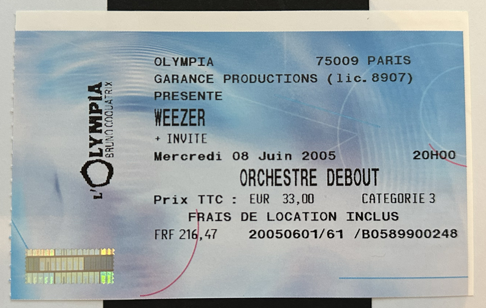 ticket stub